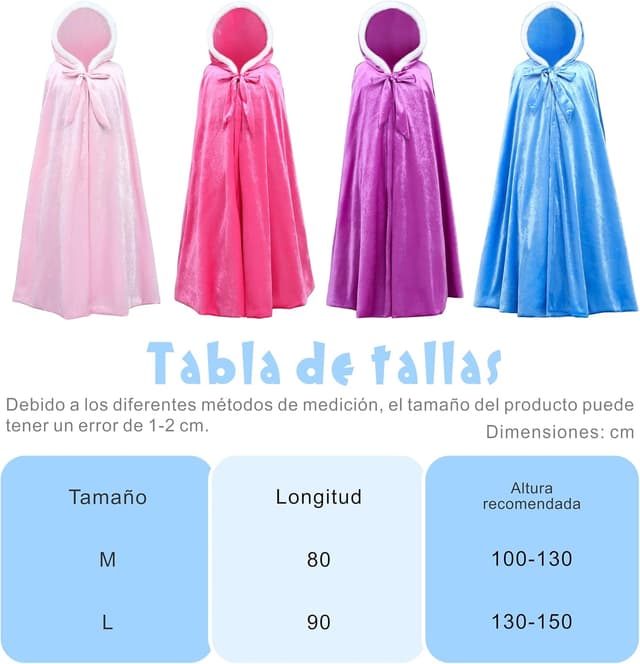 Thumbnail 6 de YOSICIL Capo Mantello Bambina Mantello con Cappuccio