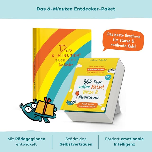 Thumbnail 4 de 6-Minuten Abreisskalender 2026 Kinder 365 📅