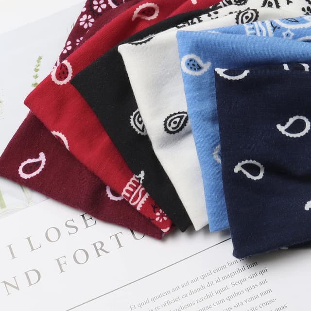 Thumbnail 5 de Kavya Haarbänder 6 Stück breit elastisch 🎀