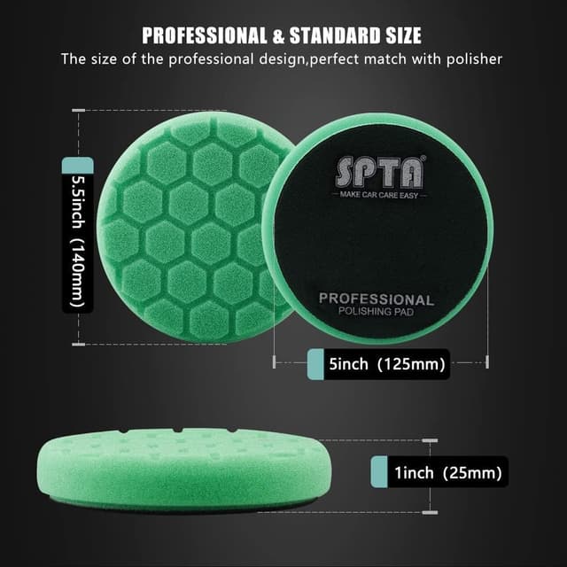 Detalle 2 de SPTA Tampone di lucidatura 125mm 🧽