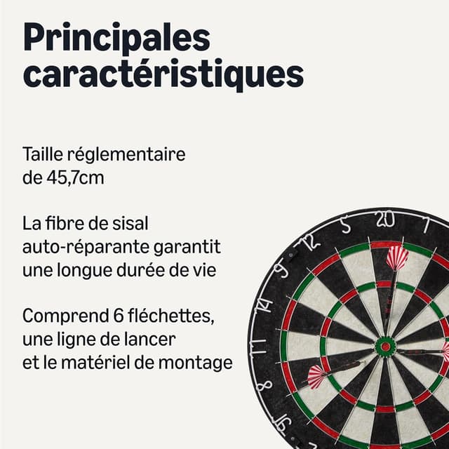 Thumbnail 1 de Amazon Basics Jeu de fléchettes 45,7 cm