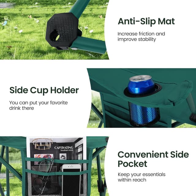 Thumbnail 5 de ALPHA CAMP camping chair set of 2