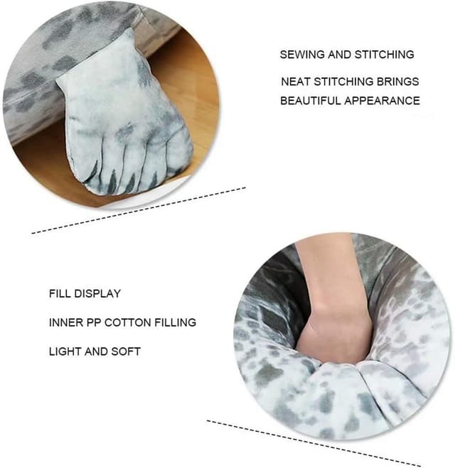 Detalle 2 de Plush Seal Pillow Chubby Blob Seal Plush Toy – soft cotton stuffed pillow (S, pack of 1)