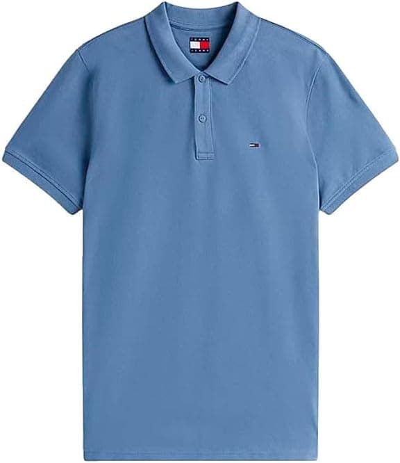 Detalle 2 de Tommy Jeans Polo manches courtes homme Slim Fit en coton biologique