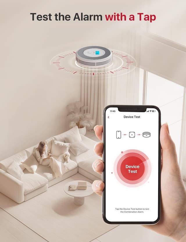Thumbnail 6 de X-Sense XP0A-MR Wi‑Fi smoke and CO alarm 1-pack 🔔