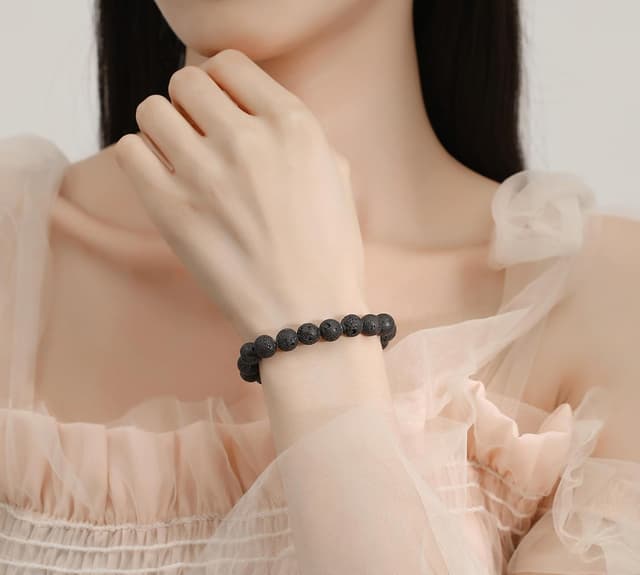 Thumbnail 2 de Sahoottie Crystal 8mm Bead Bracelet