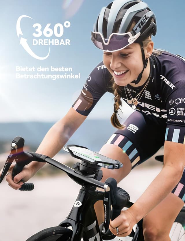 Thumbnail 6 de JOYROOM Handyhalterung Fahrrad 2026 Upgrade (abnehmbar, 360° Drehung, Silikon-Stoßdämpfung) für Smartphones 4,7–7,0 Zoll