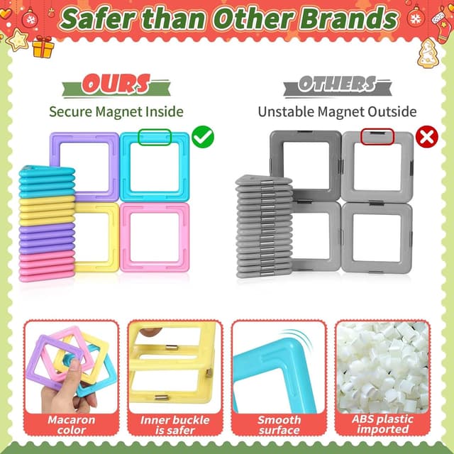 Detalle de Magnetic Tiles 44pc Toddler STEM Toys