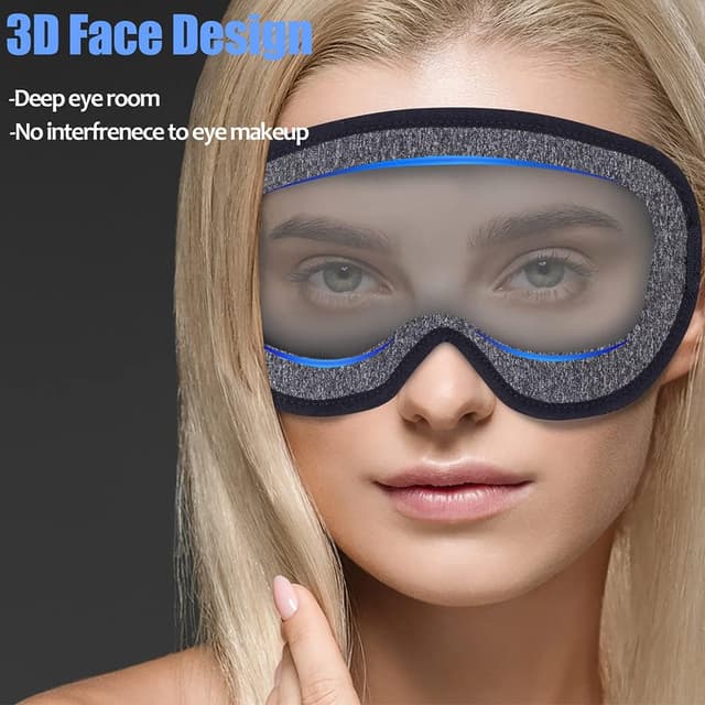 Thumbnail 2 de Schlafmaske Seide Memory Grau