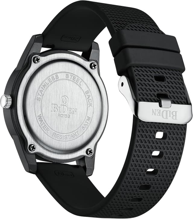 Detalle de Herren Analog-Quarz-Armbanduhr mit 30 m Wasserdichtem Silikonarmband (Mode Designer Uhr)