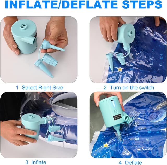 Thumbnail 5 de Electric Air Pump 4000mAh for Inflatables