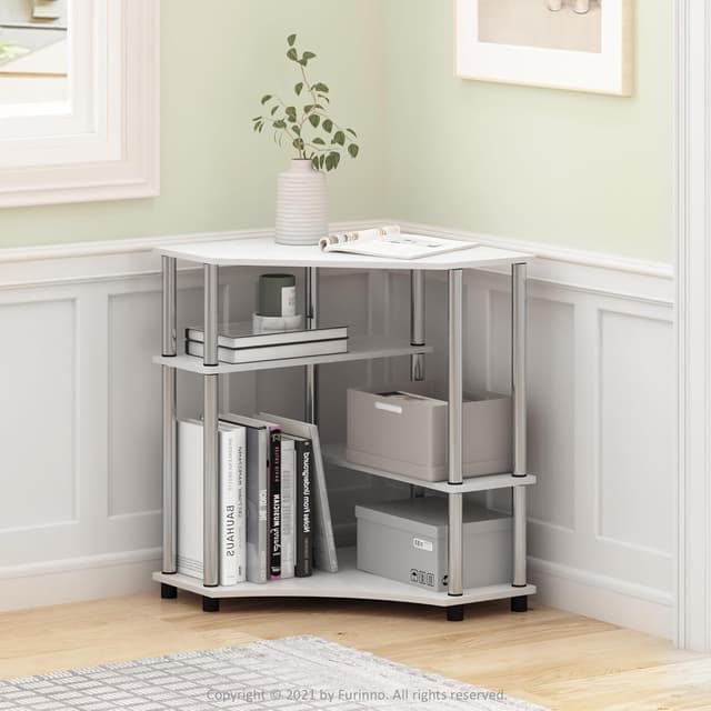 Detalle 2 de Furinno Turn-N-Tube scrivania angolare 79 cm