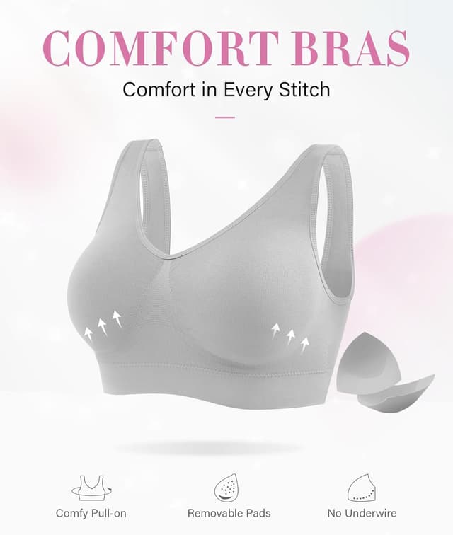 Detalle 2 de YUTYTH comfort bra sports crop top