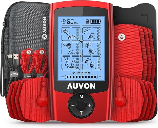 Imagen de AUVON TENS Electroestimulador Recargable con 24 Modos 💪 en OfertitasTOP