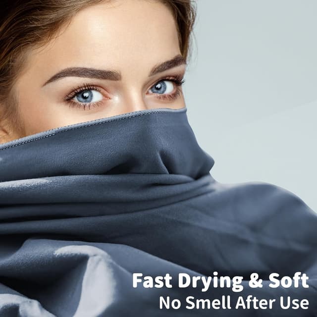 Detalle 2 de Pameil Microfibre Towel 3 Set Navy