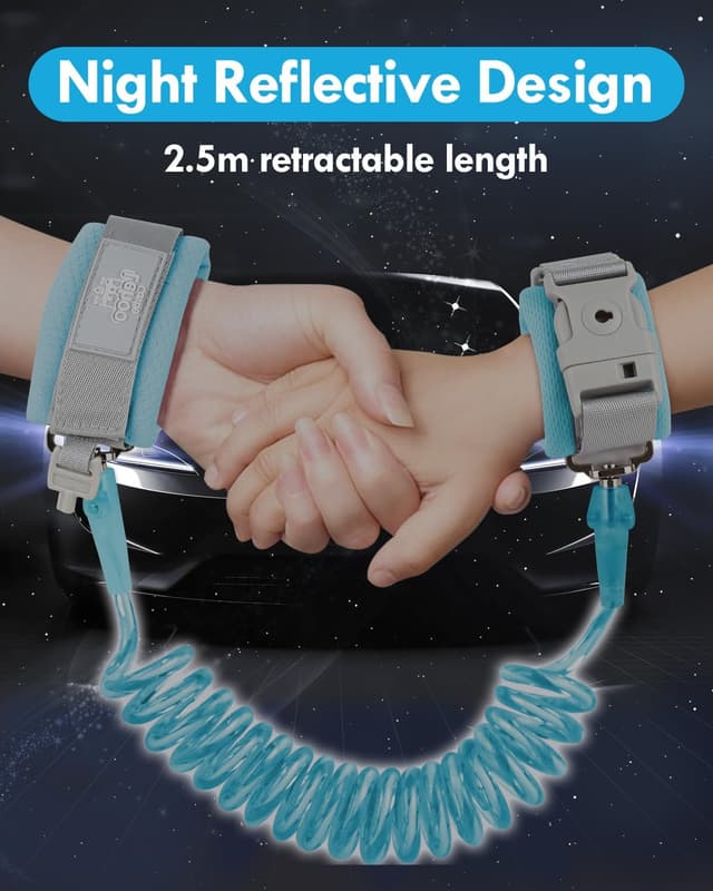 Detalle de Lehoo anti-lost reins 2.5m wrist link