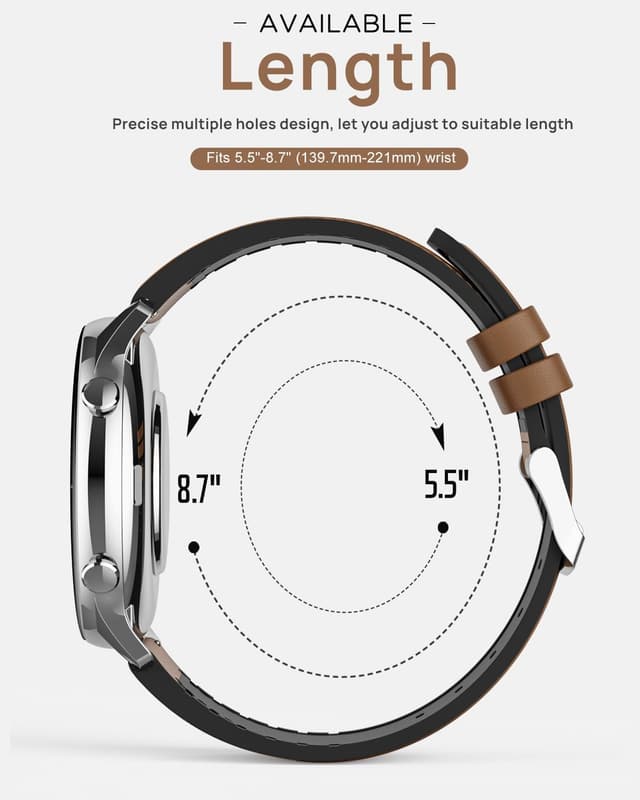 Thumbnail 5 de MoKo correa híbrida 22 mm Amazfit