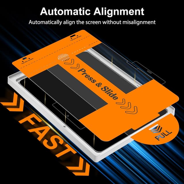 Detalle de SPARIN Panzer-Schutzglas (2 Stück) für iPad Air 11 Zoll M3/M2/M4 – Auto-Installation, 9H Schutzfolie