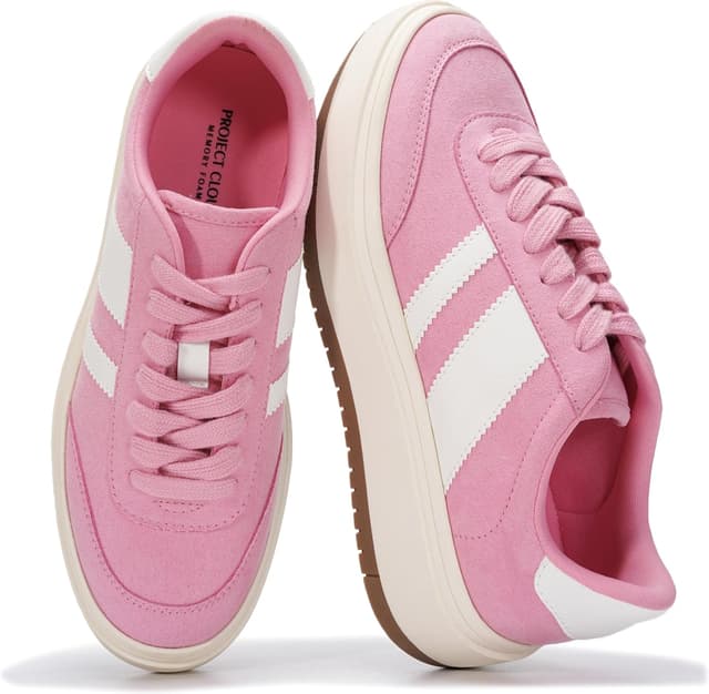 Detalle de Project Cloud Platform Sneakers for Women (Nita) — Lightweight Memory Foam Insole & Non-Slip Fashion Sneakers