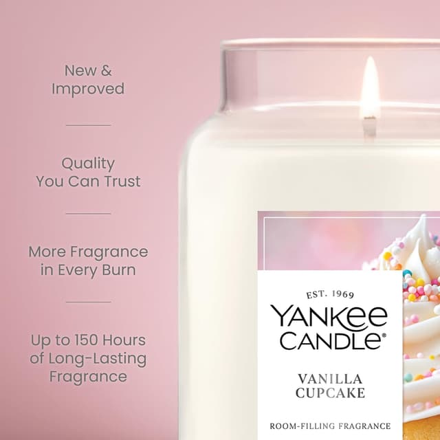 Thumbnail 2 de Yankee Candle Vanilla Cupcake scented candle 22oz 🕯