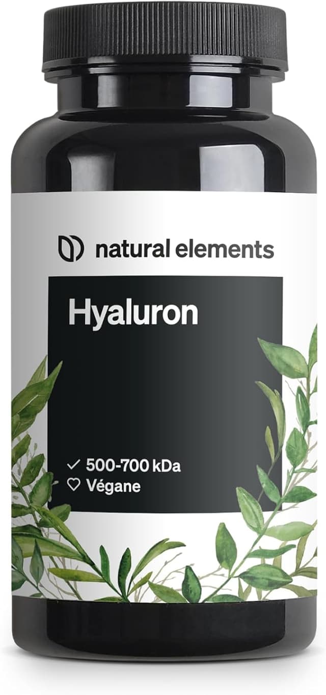 Detalle de Gélules Acide hyaluronique pur fortement dosées 500 mg (500–700 kDa) — 90 gélules, végane