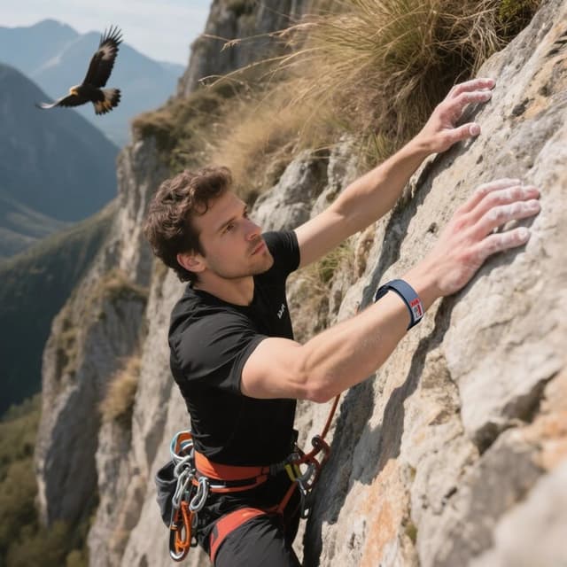 Detalle de Double Loop Buckle Nylon Strap for Garmin Instinct 50mm (Instinct 2X/3, Solar, Tactical, Tide, Esports) — Adjustable Breathable Wristband