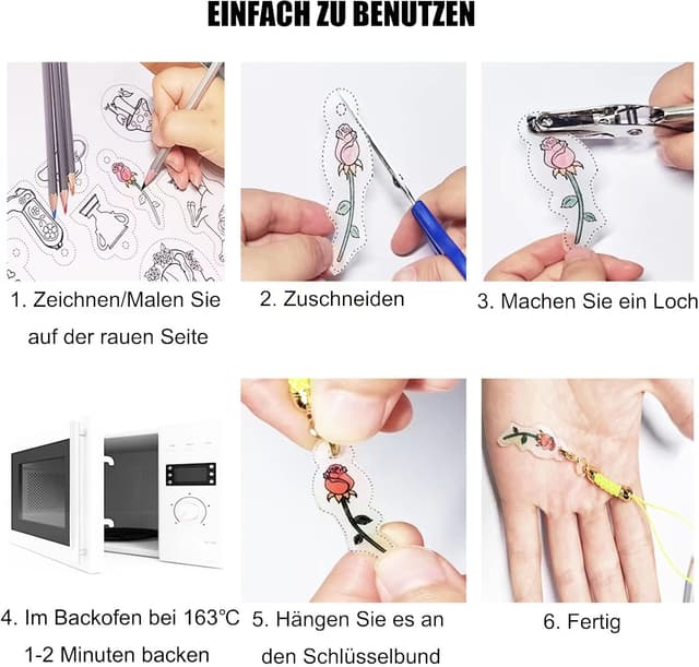 Thumbnail 2 de SUNANFBEST Schrumpffolie Set 12 Bogen A4