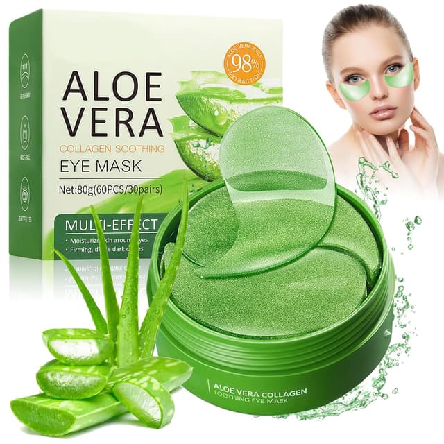 Imagen de 60 Stück Augenpads mit Aloe Vera für die Augenpflege 🎭 en OfertitasTOP