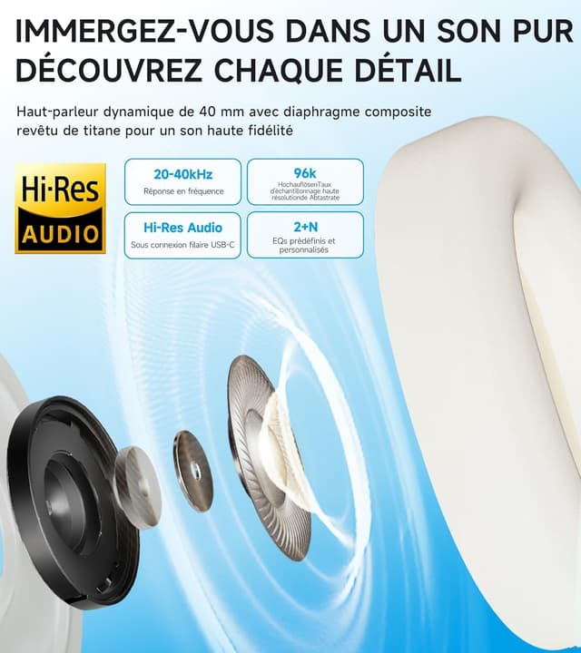 Detalle de Edifier W800BT Pro 45 heures