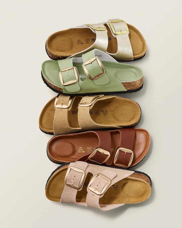 Detalle de Project Cloud Santorini 100% Genuine Leather Flat Sandals for Women