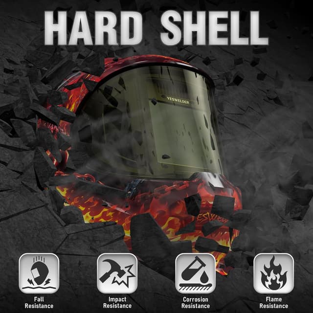 Thumbnail 4 de YESWELDER LYG-Q800D Auto Darkening 180° ⛑