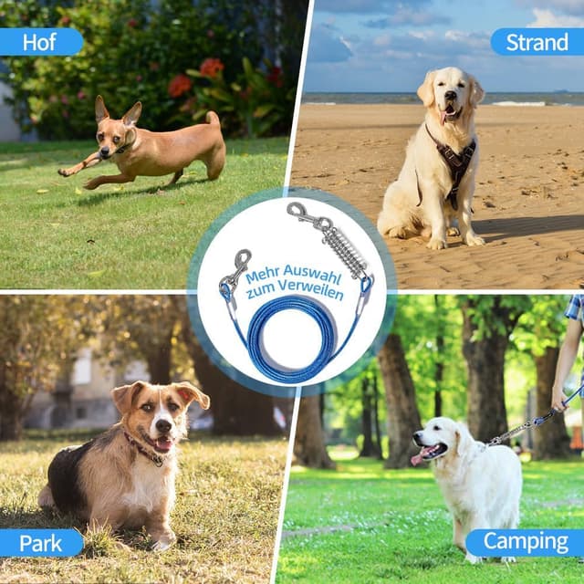 Thumbnail 4 de Mi Metty Tie-Out Leinen 6 m Blau