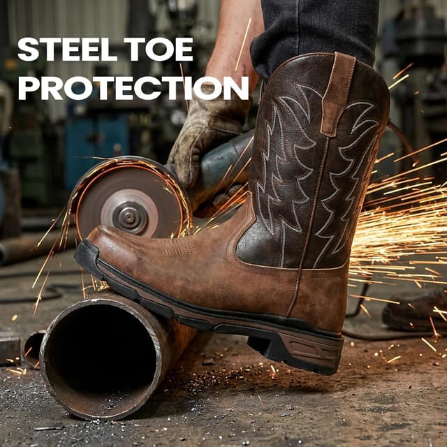 Thumbnail 3 de ANGRYRAM Work-Man Pro Series Steel Toe Boots