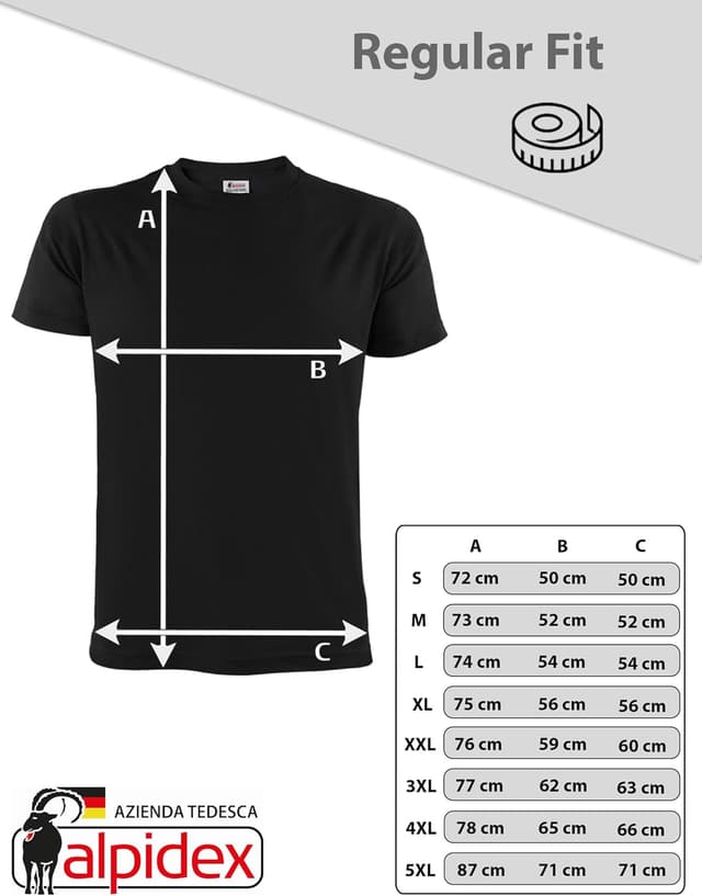 Thumbnail 4 de ALPIDEX T-Shirt da Uomo 5 pezzi Girocollo