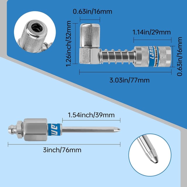 Thumbnail 5 de LANNIU Grease Gun Coupler Kit 12000 PSI