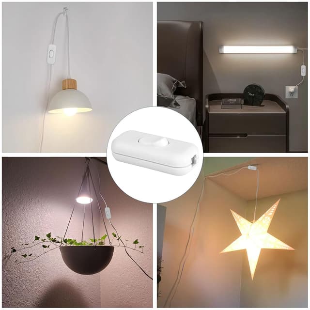 Thumbnail 6 de Interruttore Torpedo bianco 6A 250V per lampade