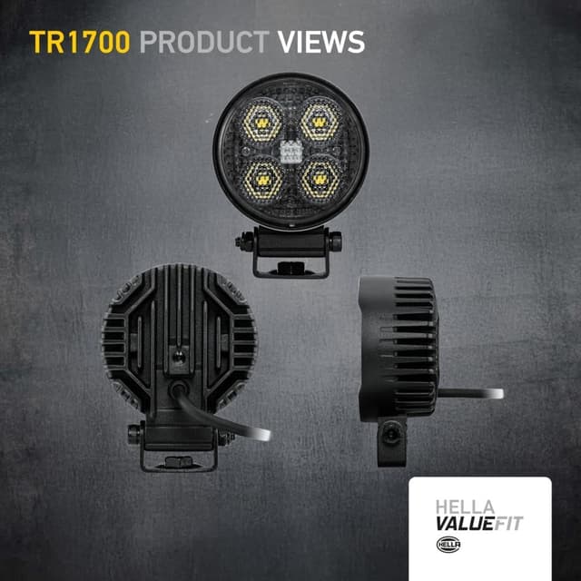 Detalle de HELLA Valuefit LED-faro da lavoro 1G0 357 111-002 (Valuefit TR1700) 24/12V