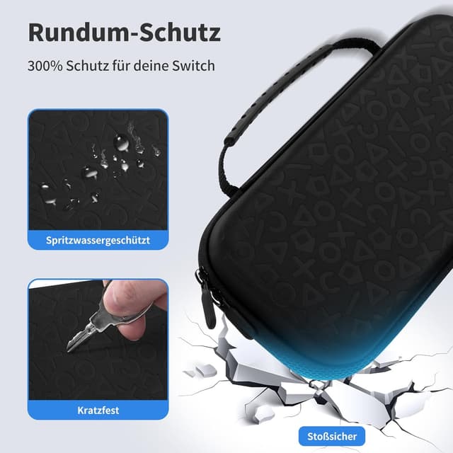 Thumbnail 4 de Nintendo Switch 2 Tasche mit Zubehör und Panzerglas