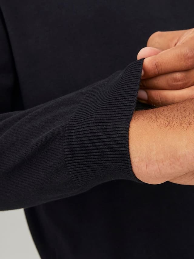 Thumbnail 6 de JACK & JONES Jjebasic Knit Crew Neck NOOS: maglione girocollo in cotone organico