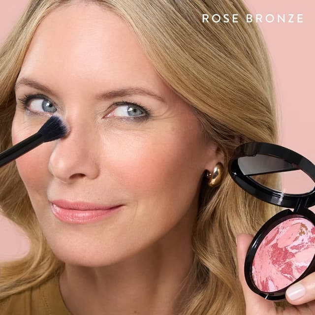 Detalle 2 de LAURA GELLER NEW YORK Baked Blush-n-Bronze Marbleized 2-in-1 Sculpting Bronzer Blush — Rose Bronze