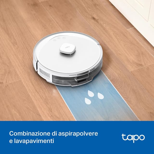 Thumbnail 6 de Tapo RV30 Max (White) robot aspirapolvere lavapavimenti con LiDAR+IMU, 5300Pa e zone No-Go
