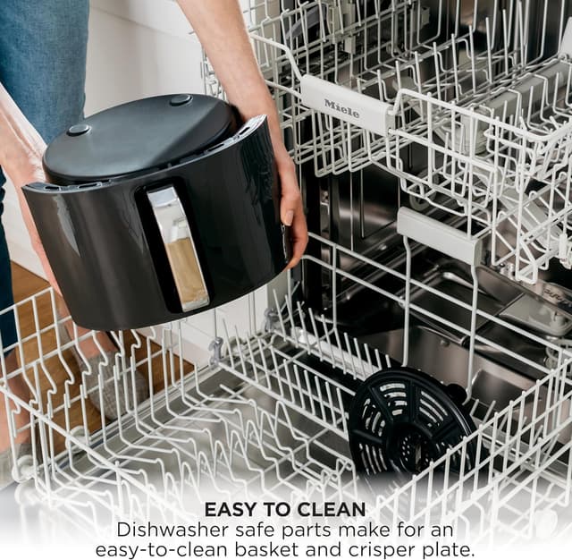 Detalle 2 de Ninja Air Fryer AF101 (4 QT) – 4-in-1 Roast, Crisp, Reheat & Dehydrate, 105°F–400°F, Dishwasher-Safe Parts