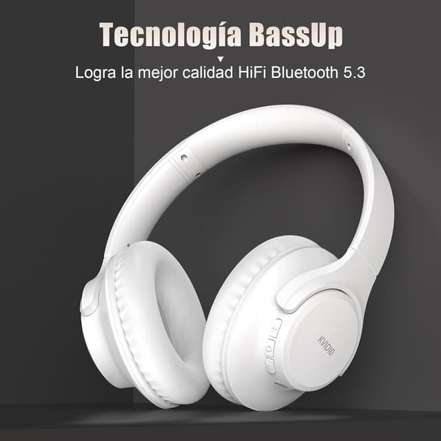 Thumbnail 6 de KVIDIO Auriculares Bluetooth Inalámbricos, 65 Horas, Micrófono