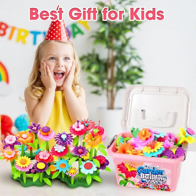 Thumbnail 6 de Fivejoy Blumengarten Spielzeug 134 Teile