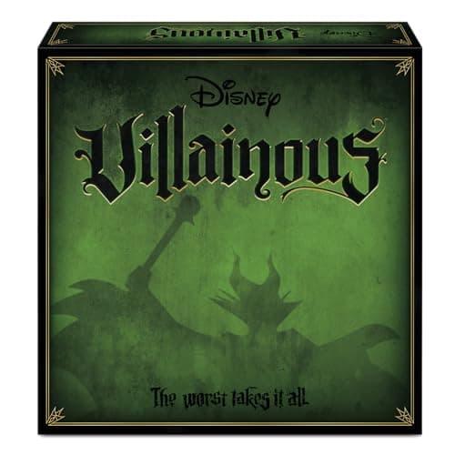 Detalle de Ravensburger Disney Villainous (edición en castellano) – juego de mesa de villanos para 2 a 6 jugadores, +10 años