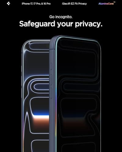 Thumbnail 5 de Spigen Glas.tR EZ Fit vetro temperato privacy 2 pezzi per iPhone