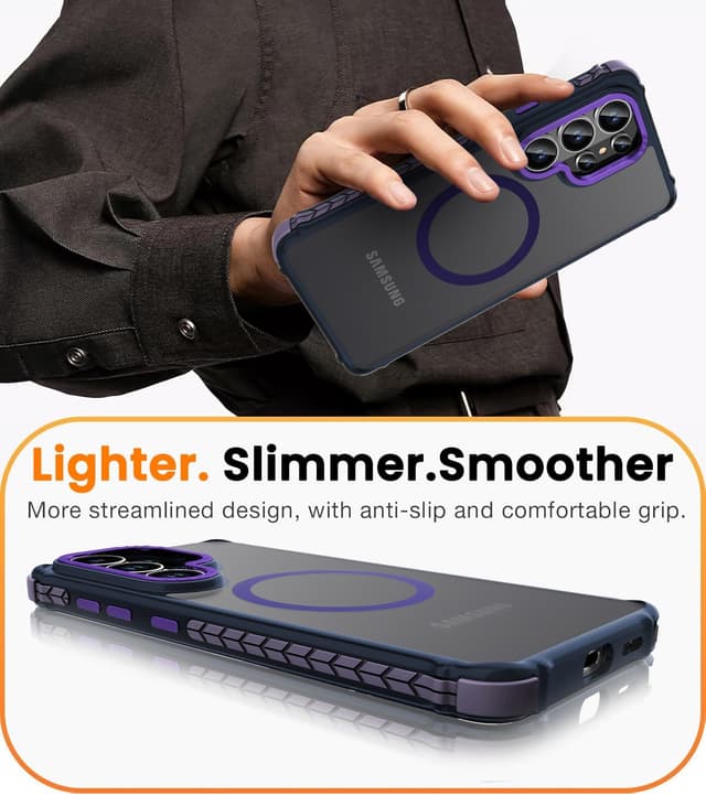 Thumbnail 6 de DEERLAMN Strong Magnetic Case for Samsung S26 Ultra 6.9-inch