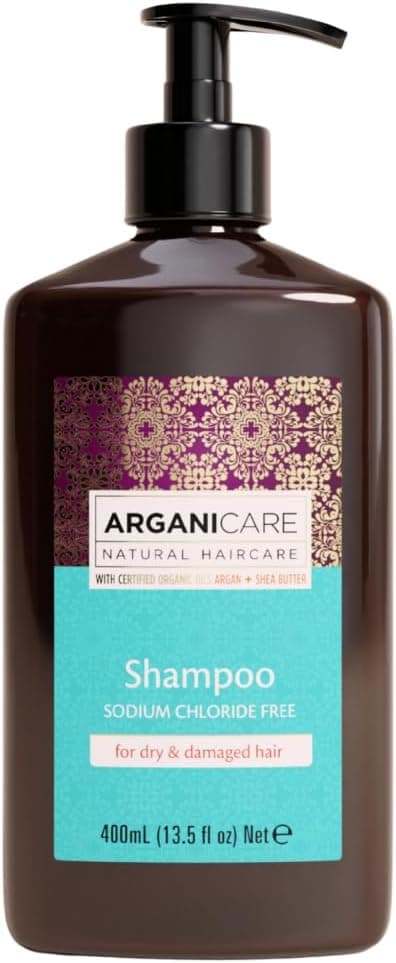 Detalle de Arganicare Gamma Argan Shampoo nutriente e idratante con olio di argan biologico da 400 ml