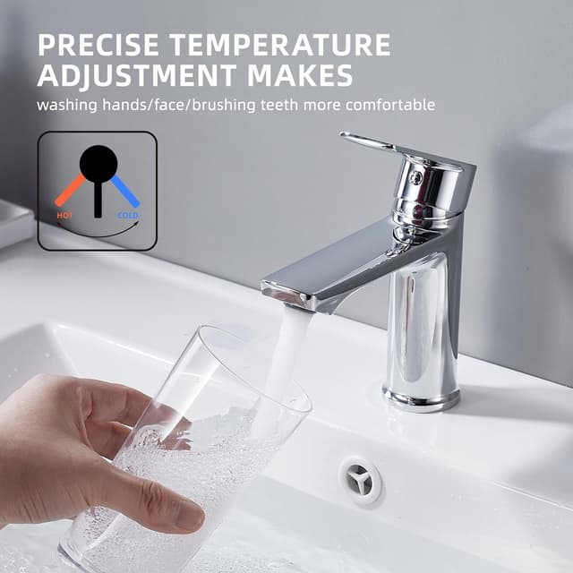 Thumbnail 4 de BELZ Basin Mixer Tap High Arc Chrome