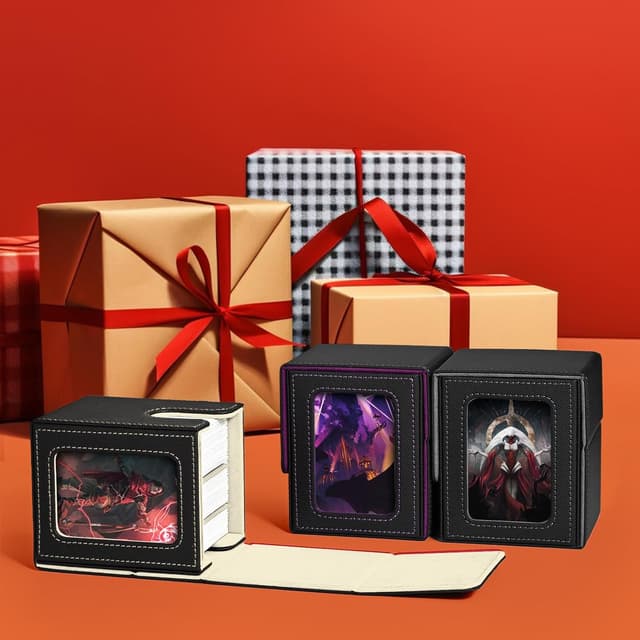 Thumbnail 6 de UAONO Kartendeck Box für MTG Commander (EDH) inkl. Top Loader, Platz für 100+ doppelt gesleevte Karten